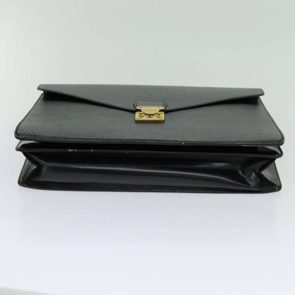 LOUIS VUITTON Epi Serviette Ambassador Business Bag Black M54412 LV Auth th4783 - Picture 6 of 16